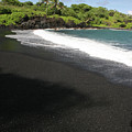 Black Sand Beach Maui Vertical