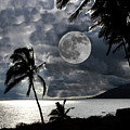 Moon Over Charlie Young Beach